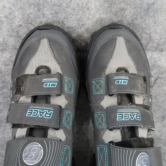 Bontrager Shoes Women 9.5 Cycling Race MTB Inform 3 Strap eSoles Spinning Grey - Picture 7 of 14